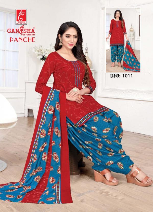 Ganesha Panche Vol-1 Cotton Designer Readymade Suit